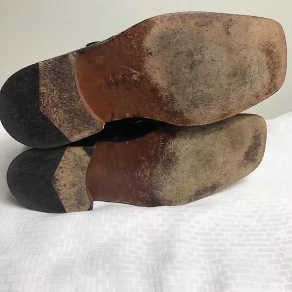 Brassboot Luxury Black Leather Monk-Strap Shoes - Picture 6 of 9